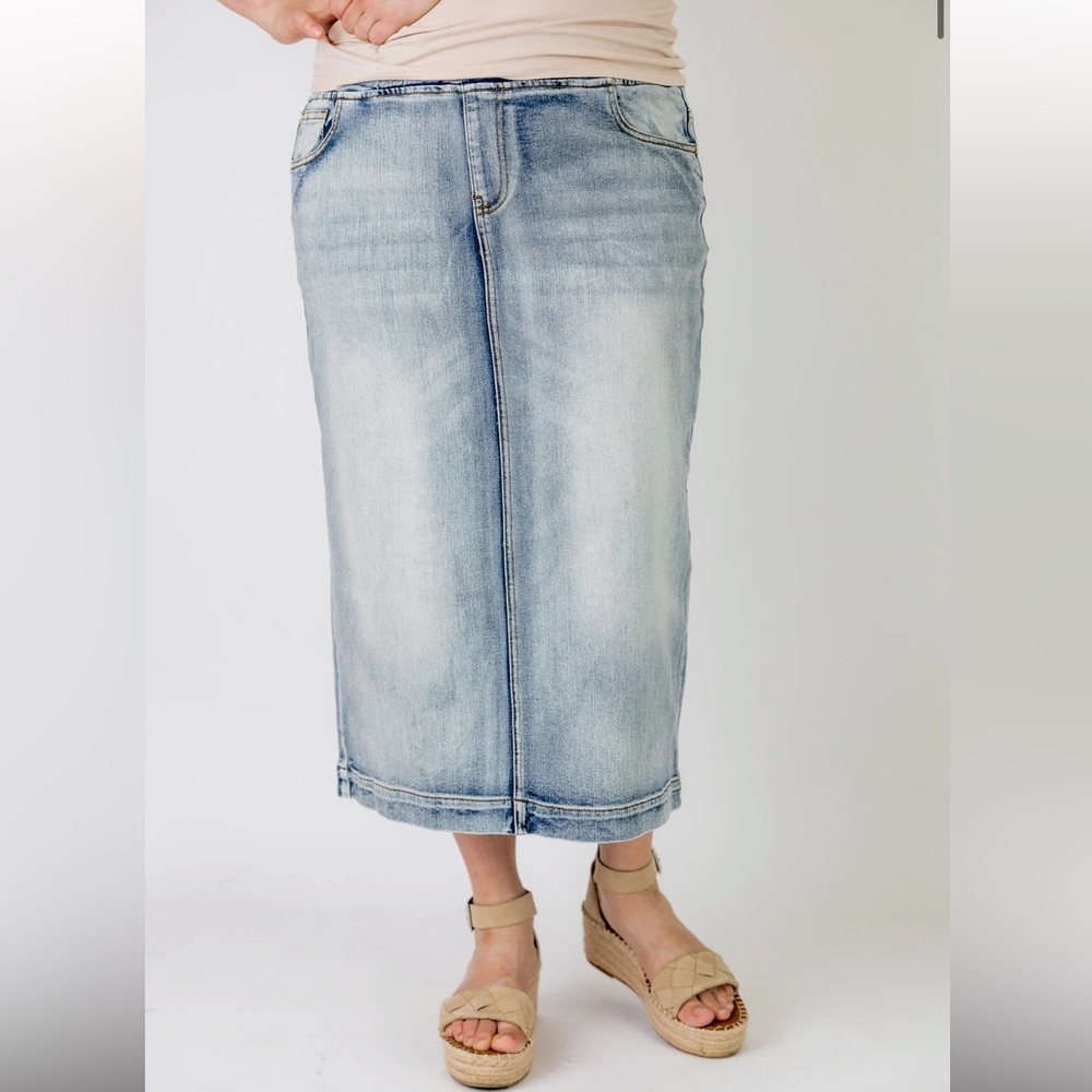 Nuggles denim jean skirt